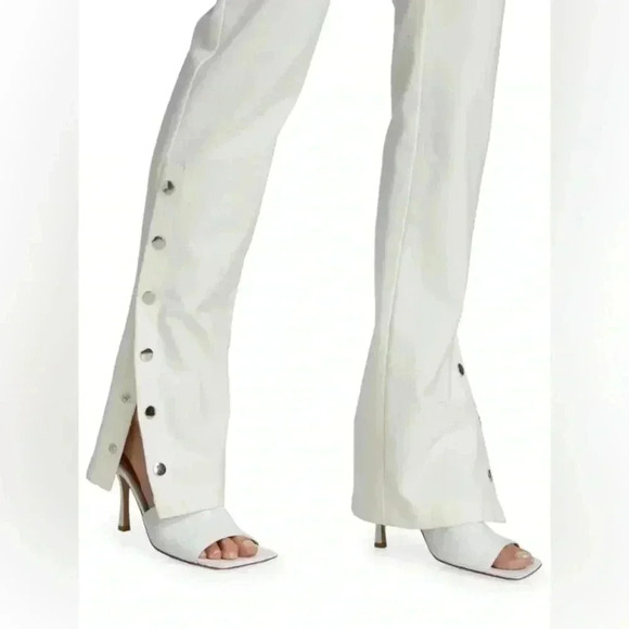 DEREK LAM 10 CROSBY Tesse Snap-Leg Flared Pants Size 2 - Picture 2 of 9